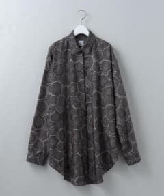 ＜6(ROKU)＞NYLON SILK ROUND PRINT SHIRTのサムネイル