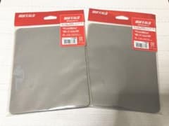 BUFFALO マウスパッド BPD04GYA グレー(未使用2枚)のサムネイル