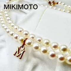 美品 MIKIMOTO ネックレス K18 あこやパール ベビーパール - メルカリ