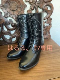 はるる。サマ専用 編あげブーツのサムネイル