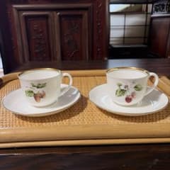 カップ＆ソーサー 2客セット ボタニカル柄のサムネイル