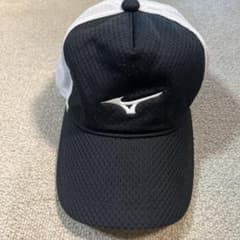 Mizuno メッシュキャップ ブラック/ホワイトのサムネイル