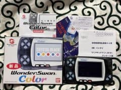ワンダースワンカラー本体 クリスタルブラック 箱取説付 動作確認済 分解清掃済のサムネイル