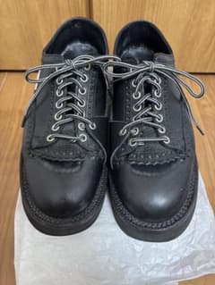 foot the coacher レザーシューズ ブラックのサムネイル