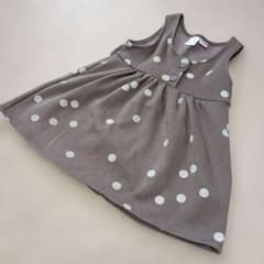 ZARA ノースリーブワンピース ドット柄 104cmのサムネイル