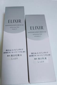 エリクシール　ホワイトクリアローション　エマルジョン　化粧水　乳液　しっとりのサムネイル