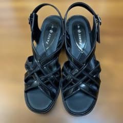 PANSY ブラック コンフォートサンダル Mのサムネイル