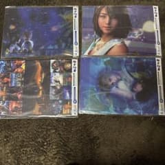 FF10 25周年くじ D賞ビジュアルシート 4種コンプセットのサムネイル