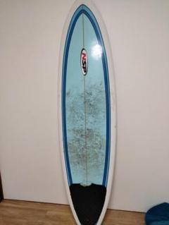 価格交渉可【3月末まで出品】NSP 6'8'' フィン付　ファンボード イエロー 価格交渉可【3月末まで出品】NSP 6'8'' フィン付ファンボード