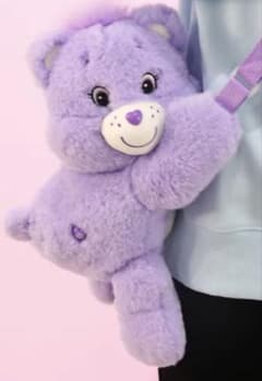 Care Bears ぬいぐるみ型 ショルダーバッグ パープルのサムネイル