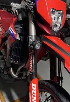 本物カーボン 綾織】CRF250L MD47 フォークアンダーカバー 左右 - メルカリ