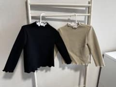 SHEIN キッズ 長袖カットソー 2枚セット 4Yのサムネイル