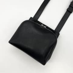未使用級✨マザーハウス ショルダーバッグ ソラ 2way シボ革 M 