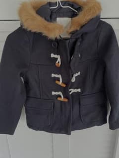 キッズ　ダッフルコート　新品未使用品のサムネイル