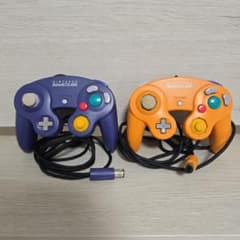 【動作未確認】Nintendo GAMECUBE コントローラ 2個セットのサムネイル