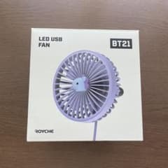 BT21 LED USB FAN 本体　扇風機　車用のサムネイル