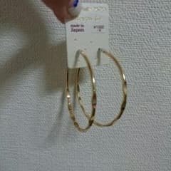 フープピアス ゴールドのサムネイル