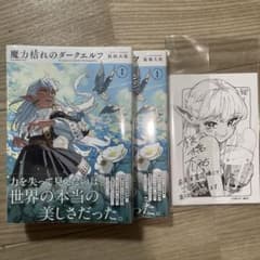 魔力枯れのダークエルフ 2 巻 初版 未来屋書店特典 - メルカリ
