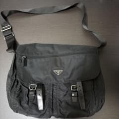 PRADA プラダ メッセンジャー ショルダーバッグ ブラック