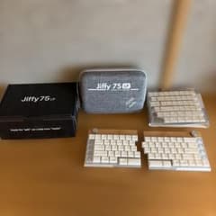 Jiffy75 LP メープル×ホワイト 分割キーボード - メルカリ