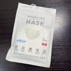 新品未使用 UNIQLO AIRism 洗えるマスク 小さめMサイズ 3枚入 - メルカリ