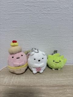 すみっコぐらし ぬいぐるみマスコット 3点セットのサムネイル
