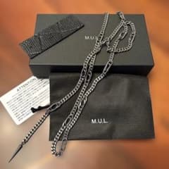新品♡M.U.L.♡チェーンラリエットネックレス ♡マットグレー - メルカリ