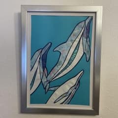 切り絵 「イルカ」のサムネイル
