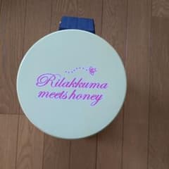 리락쿠마 meets honey 뚜껑이 달린 쓰레기통