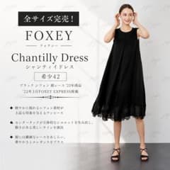 本日限定☆定価14万☆FOXEY/フォクシーシャンティイ 42シフォン 裾