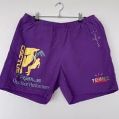 Travis Scott カクタスジャック purple ショートパンツ L Travis Scott カクタスジャック purple ショートパンツ L - メルカリ