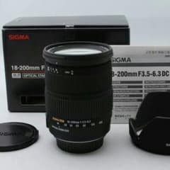 キャノン　シグマ　18-200mm f3.5-6.3 カメラレンズのサムネイル