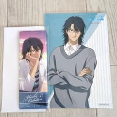 新テニスの王子様 忍足侑士 ロング缶バッジ + ポストカード セット