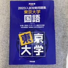 河合塾 入試攻略問題集東京大学国語 2023入試攻略問題集 東京大学 国語 - メルカリ