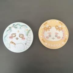 シーサー あの子　缶バッジセット 2個　刺繍缶バッジ　ちいかわ　新品未使用のサムネイル