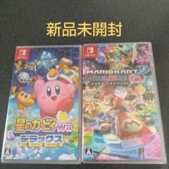 星のカービィ Wii デラックス + マリオカート8 デラックス - メルカリ