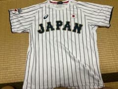 사무라이 재팬 복제 셔츠 M 사이즈 야구 일본 대표 JAPAN 반소매
