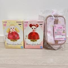오자 마녀 도레미 피규어 바니티 파우치 프라이즈 3 점 세트