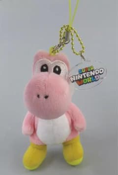 Super Nintendo World ピンクヨッシー ぬいぐるみキーホルダーのサムネイル