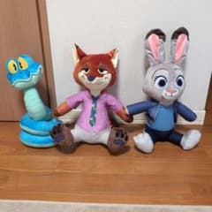ズートピア2 ぬいぐるみ ニック ジュディ ゲイリー ディズニー L