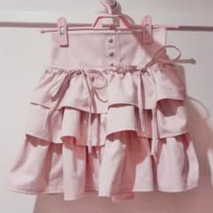 HONEY MEW ティアードフリルスカート イモちゃん ハニーミュウ　ピンクのサムネイル