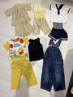 子供服　90 まとめ売り　オーバーオール　甚兵衛のサムネイル
