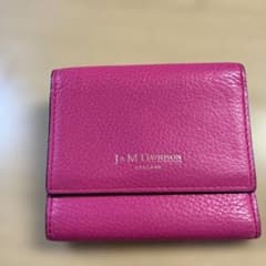 J&M DAVIDSON ピンク三つ折り財布のサムネイル