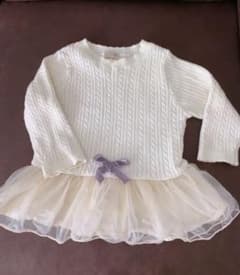 petit mainのチュールスカートニットワンピ♡のサムネイル