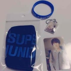 SUPERJUNIOR 黒マスク(未使用) ラバーバンド他セットのサムネイル