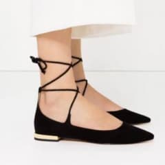 ZARA 38 レースアップ パンプスのサムネイル