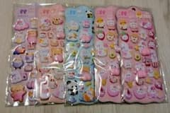 おしりぷにぷにシール 5枚セット マシュマロふわふわボンボンドロップ 3Ｄのサムネイル