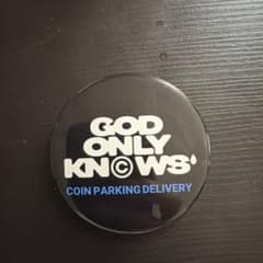 GOD ONLY KNOWS×コインパーキング 缶バッジ - メルカリ