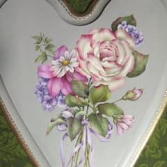 トールペイントのハートの薔薇のブーケのサムネイル