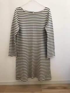 無印良品のボーダーワンピースのサムネイル